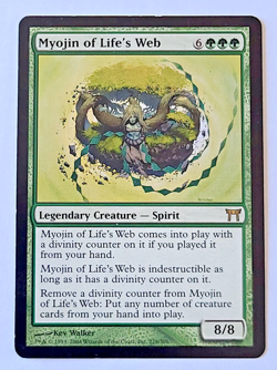 Magic MTG: Myojin of Life's Web Champions of Kamigawa #229/306 Rare LP - Image 1