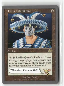 Jester's Sombrero 76 Rare Unglued Magic: The Gathering Near Mint - Image 1