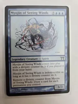 mtg, Myojin of Seeing Winds Champions of Kamigawa Regular NM - Image 1