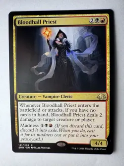 Magic the Gathering MTG Bloodhall Priest (181) Eldritch Moon LP - Image 1