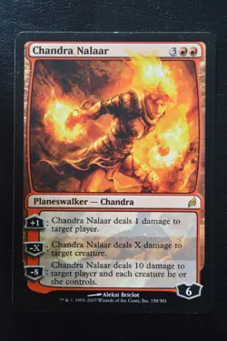 Magic The Gathering MTG CHANDRA NALAAR Lorwyn LP Lightly Played - Image 1