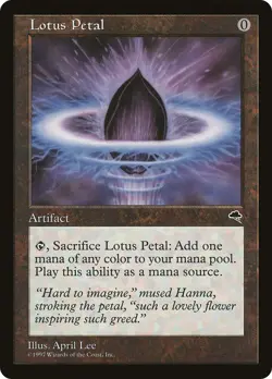 Lotus Petal [Tempest] Moderately Played - Image 1