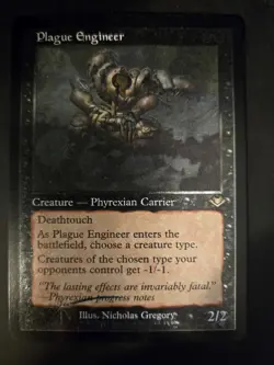 Plague Engineer NM FOIL ETCHED RETRO Modern Horizons 1 MTG FREE SHIPPING - Image 1