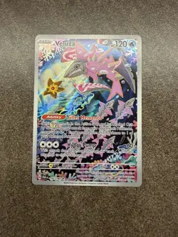 Pokemon TCG Veluza Paradox Rift 192/182 Holo Illustration Rare - Image 1