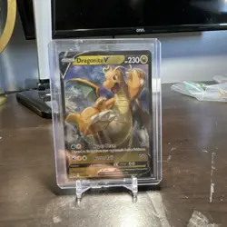 Pokemon Dragonite V Ultra Rare Full Art Holo 049/078 Pokemon GO 230 HP - Image 1