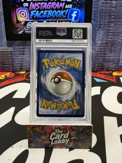 2023 POKEMON PAR EN ILLUSTRATION RARE 201/182 MINIOR 🤩 PSA 10 🤩 - Image 2