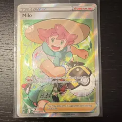 The Pokemon Company Milo TG27/TG30 SWSH10 Ultra Rare Holo EN - Image 1