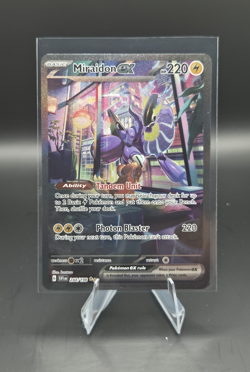 Pokemon TCG Miraidon ex Full Art Holo Special Illustration Rare SV01 244/198 EN - Image 1