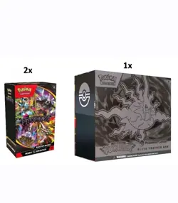 X1 Pokemon Center Pitch Black Etb + X2 Booster Bundles - Image 1