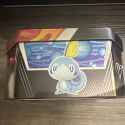 Pokemon Galar Partners Tin (2020) Metal Card Storage Scorbunny (EMPTY- No cards) - Image 3