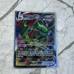 Pokemon TCG Rayquaza VMAX Holo Ultra Rare Card Evolving Skies 111/203 - Image 3