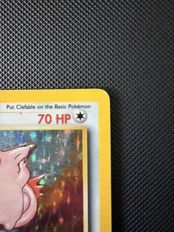 Pokemon TCG Clefable 1/64 Holo Rare Jungle Card WOTC 1999 MP Condition - Image 4