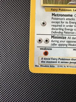 Pokemon TCG Clefable 1/64 Holo Rare Jungle Card WOTC 1999 MP Condition - Image 5