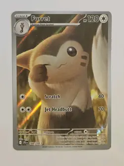 Furret 168/159 Illustration Rare Journey Together Pokemon Holo Near Mint - Image 1