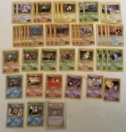 Lot Of Vintage Pokemon Cards Gym Heroes - Image 1