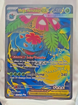 Pokemon Mega Venusaur EX Holo Evolutions 155/132 English 2016 Ultra Rare - Image 1