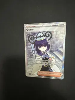 Pokemon TCG Gwynn Full Art Pitch Black 109/084 NM English - Image 1