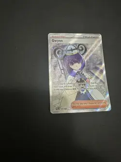 Pokemon TCG Gwynn Full Art Pitch Black 109/084 NM English - Image 3