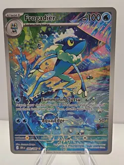 Pokemon Frogadier 089/086 Me04: Chaos Rising Illustration Rare - Image 1
