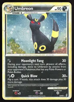 Pokemon Umbreon 22/95 Call of Legends Holo Rare DMG - Image 1