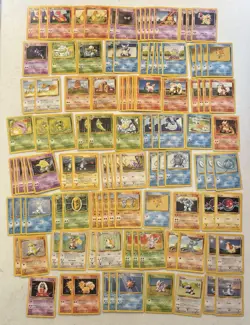 Vintage Pokemon Card Lot BASE SET WOTC - Image 1
