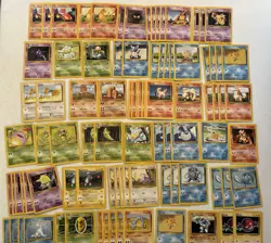 Vintage Pokemon Card Lot BASE SET WOTC - Image 2