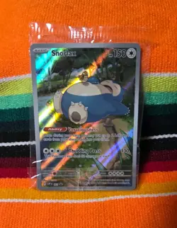 SEALED Pokemon Snorlax SVP051 Pokemon 151 SV Black Star Promo NM English TCG (b) - Image 5