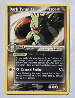 Dark Tyranitar Team Rocket Returns 20/109 Rare 120 HP ENG 2004 - Image 1