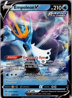 Empoleon V 040/163 SWSH05: Battle Styles Pokemon TCG NM - Image 1