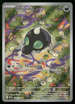 Shroodle 149/132 Illustration Rare Mega Evolution Pokemon Near Mint - Image 1