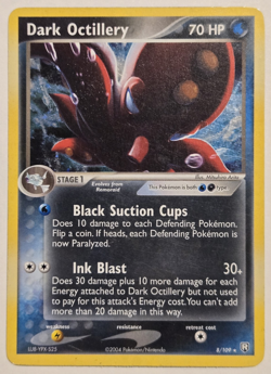Pokemon TCG Dark Octillery Team Rocket Returns 8/109 Holo Rare ENG - Image 1