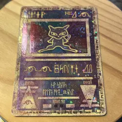 1999 Pokemon, WoTC Promo, Ancient Mew, Pokemon Movie 2000 HP/damaged - Image 1