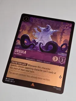 Ursula Sea Witch 37/204 Rare : Foil NM - Disney Lorcana Fabled - Image 3