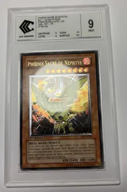 Yu-Gi-Oh PHOENIX SACRE DE NEPHTYS - FET-FR005 - Ulti 1ere Edition Gradee 9 MINT - Image 1