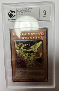 Yu-Gi-Oh PHOENIX SACRE DE NEPHTYS - FET-FR005 - Ulti 1ere Edition Gradee 9 MINT - Image 3