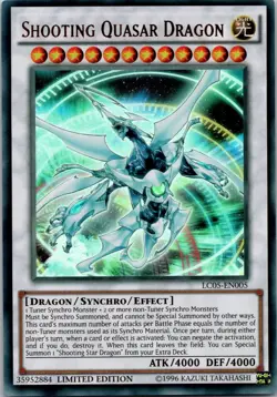 Yugioh Shooting Quasar Dragon LC05-EN005 Limited Edition Ultra Rare NM - Image 1