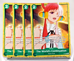 ST16 P-059 The World's Continuation (P) Starter Deck 16: GREEN Uta One Piece x4 - Image 1
