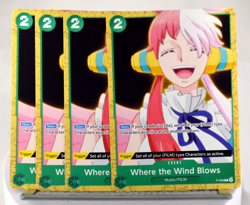 ST16 P-058 Where the Wind Blows (P) Starter Deck 16: GREEN Uta One Piece CCG x4 - Image 1