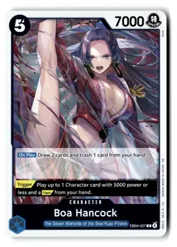 Boa Hancock EB04-027 Rare The Azure Sea's Seven One Piece Foil Near Mint - Image 1