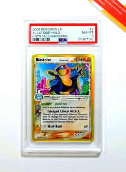 Pokemon PSA 8 Blastoise Delta Species #2 Holo Ex Crystal Guardians 2006 English - Image 1
