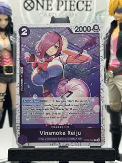 One Piece CG Vinsmoke Reiju OP06-068 PRB The Best Common Jolly Roger Foil! - Image 1