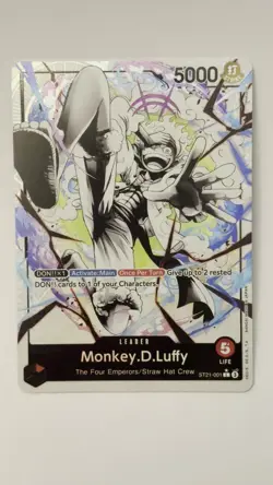 Monkey.D.Luffy (001) (Parallel) - Starter Deck EX: Gear 5 (ST-21) One Piece TCG - Image 2