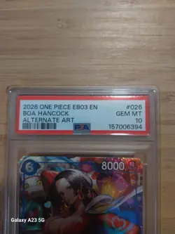 One Piece Extra Booster Heroines BOA HANCOCK #EB03-026 Alt Art💎 PSA 10 Gem Mint - Image 4