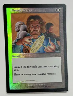 MTG BLESSED REVERSAL (FOIL) Urza's Legacy (OldManMTG 002-880) - Image 1