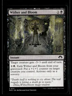 2024 MTG MH3 Wither and Bloom C Instant #111 - Image 1