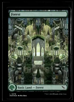 2024 MTG MKM Forest Land Foil #276 - Image 1