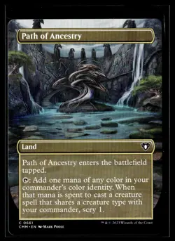 2023 MTG CMM Path of Ancestry C Land #661 - Image 1