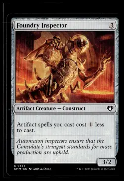 2023 MTG CMM Foundry Inspector C Artifact Creature #385 - Image 1