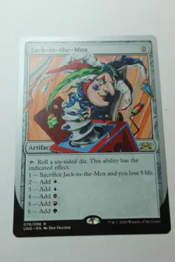 MTG Jack-in-the-Mox x1- -Unsanctioned-Lightly Played - Image 1