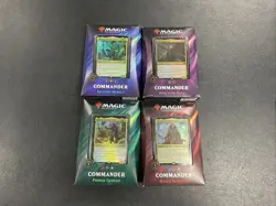 Magic the Gathering (MTG) 2019 Commander Set of 4 Decks New/Sealed - Image 1
